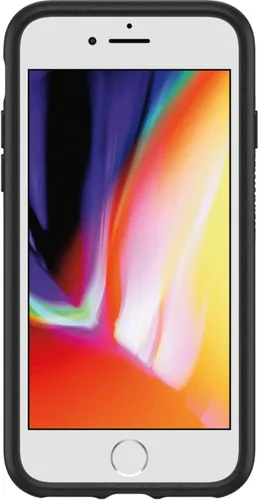 Vista 4 de OtterBox + Funda Pop Symmetry Series para iPhone SE (2020), iPhone 8, iPhone 7 (no Plus), embalaje al por menor - Negro