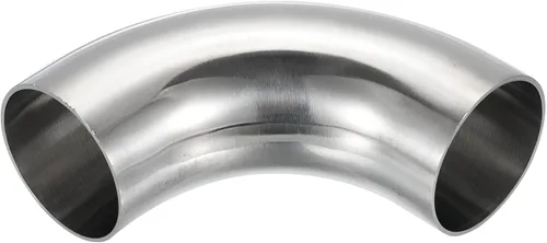 Vista 9 de PATIKIL Codo de 90 grados con curvatura de mandril, codo de escape de 1 pulgada OD de acero, conector de tubería de escape 304 de acero inoxidable