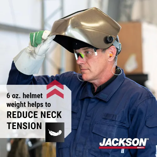 Vista 3 de Jackson Safety W10 HLX 100 - Casco para soldadura estática metal pesado., 1