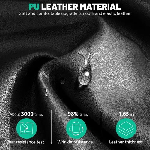 Vista 6 de BestGlory Silla de oficina, silla de escritorio ergonómica con brazos abatibles acolchados y reposacabezas ajustables, cómoda silla ejecutiva