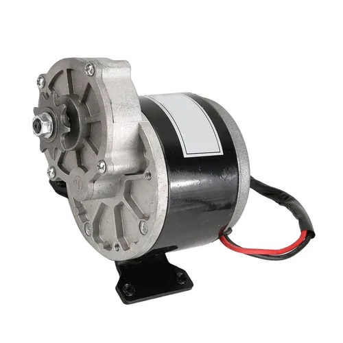 Vista 5 de Motor eléctrico de reducción de engranajes, motor de reducción de engranajes MY1025Z2 de 12 V 250 W con piñón de 9 dientes, reductor de motores