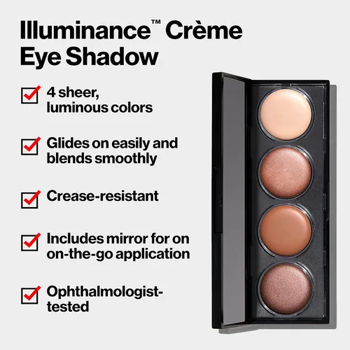 Vista 3 de Revlon - Sombras Illuminance Creme, 4 tonos, 1 juego color cobrizo Canyon Copper