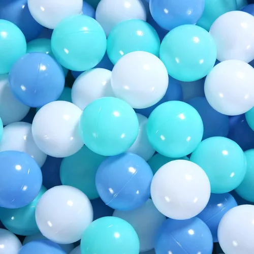 Vista 23 de Pelotas de plástico para hoyo de bolas, juego de 100 piezas, 2.2" de diámetro, sin ftalatos ni BPA, pelotas de plástico para niños pequeños