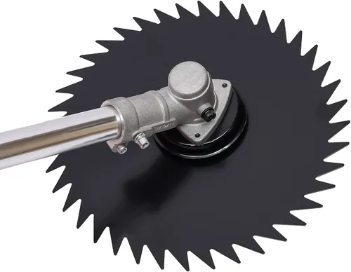 Vista 6 de 49cc 2-Stroke Equipo de energía al aire libre con ruedas String Trimmer,Motor de gasolina de un solo cilindro 6500-7000r/Min, 1.8Kw mano empuje