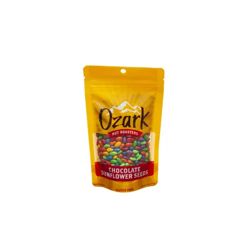 Vista 7 de OZARK NUT ROASTERS: Semillas de girasol de chocolate, aperitivos cubiertos de chocolate, semillas de girasol confitadas gourmet de clase mundial