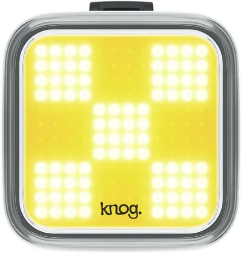 Vista 2 de Knog Blinder - Luz delantera cuadrada para adultos, unisex, color negro, talla única