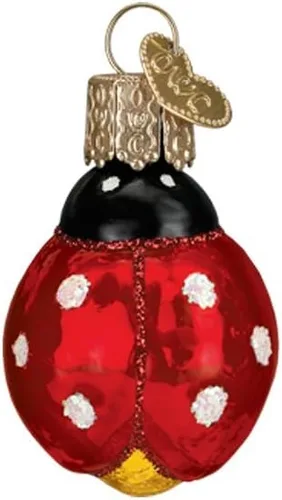 Vista 6 de Juego de adornos navideños de vidrio soplado aptos para jardines. Marca Old World Christmas