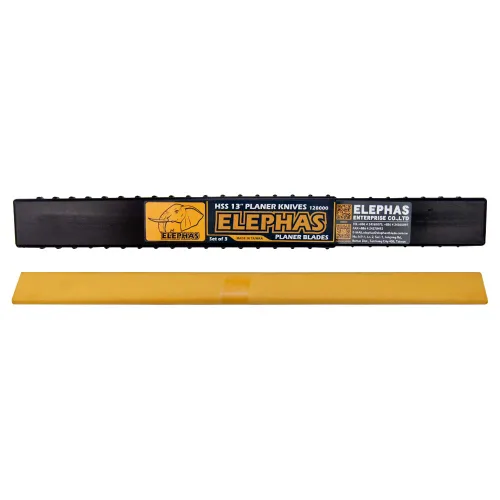 Vista 2 de ELEPHAS -Cuchillas cepilladoras de 13 pulgadas para cepilladora de espesor DeWalt DW735 con cuchillas de repuesto de doble borde HSS - 3 piezas/caja