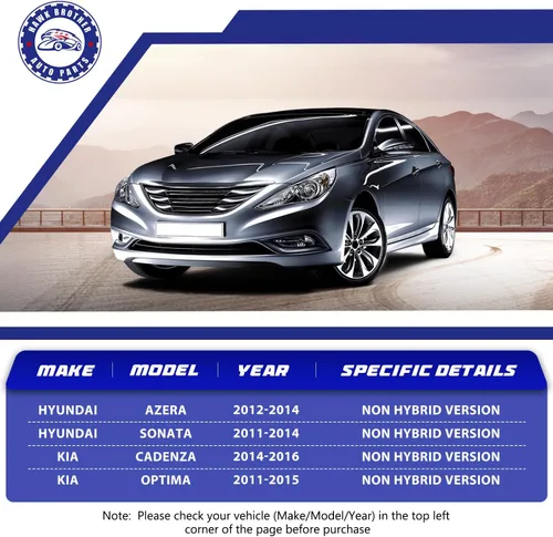Vista 3 de Brazo de Control, con Kit de Rótula de Suspensión Deportiva Delantera Inferior de Repuesto Para Hyundai Sonata Azera Kia Cadenza Optima 2011-2014