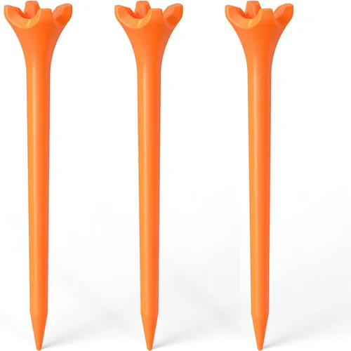 Vista 10 de SAPLIZE Camisetas de golf mejoradas de plástico de 4 puntas, paquete de 120 (1-1/2 pulgadas, 3-1/4 pulgadas), grosor optimizado del eje para un