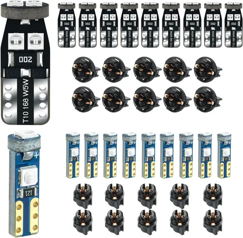 Vista 9 de Bombilla LED de repuesto para panel de instrumentos de alta intensidad T5 PC74 PC37 PC118 T10 PC168 PC175 PC194 PC194R PC195 PC160 PC161, 37 74 73