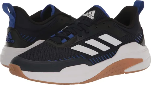 Vista 7 de adidas Entrenador cruzado V para hombre, Halo Silver-core Black-team Royal Blue