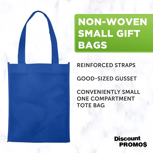 Vista 3 de DISCOUNT PROMOS Small Gift Bags - Reusable Cloth Bag for Wedding Favors, Trade Shows