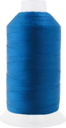 Vista 82 de Mandala Crafts Airforce Blue - Hilo resistente de 1500 yardas Tex 70 hilos de poliéster unido para coser cortinas, jeans, cuero, cabello, tapicería