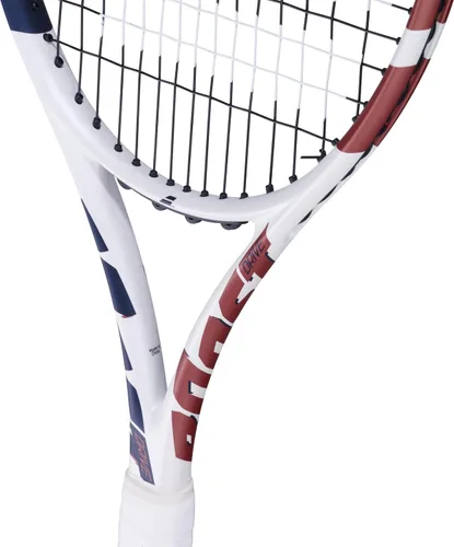 Vista 7 de Babolat Boost Drive - Raqueta de tenis con cuerda (blanco) - Añade una bolsa opcional, pelotas de tenis y agarres