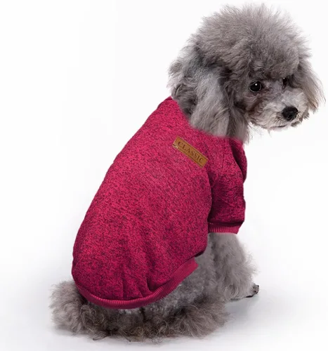 Vista 12 de Jecikelon Ropa para Perros Suéter para Perros Ropa Suave para Cachorros Ropa de Invierno Suéteres para Cachorros Atuendo Cálido para Perros Pequeños