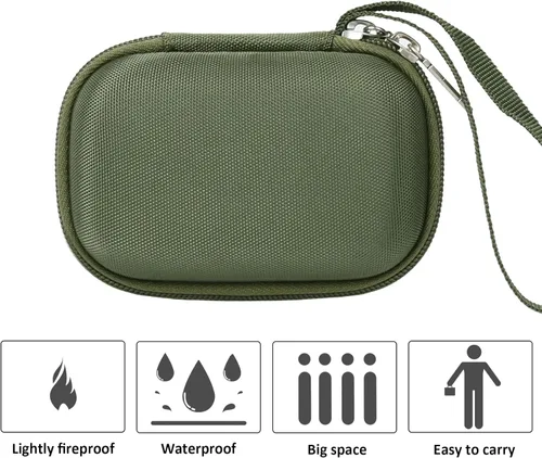 Vista 7 de khanka Estuche rígido de viaje compatible con la máquina etiquetadora MakeID, solo funda