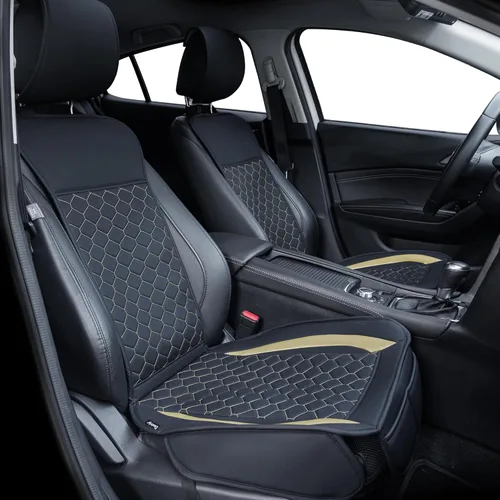 Vista 17 de Elantrip - Fundas para el asiento del automóvil, protector de cuero para el asiento del automóvil para mujer, funda de PU, con patrón de diamante