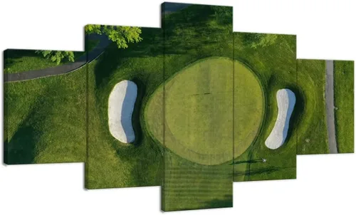 Vista 26 de chenchenArt Payne's Valley Golf Course 19th Hole - Arte de pared para sala de estar, dormitorio, baño, decoración del hogar, campo de golf