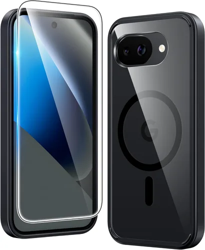 Vista 331 de FNTCASE para iPhone Air Case Clear: Fundas magnéticas para teléfono con protector de pantalla a prueba de caídas, compatibles con Magsafe, delgadas