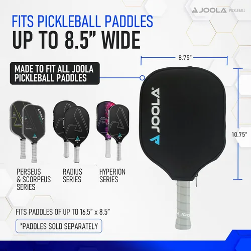 Vista 3 de JOOLA Perseus pala de pickleball de fibra de carbono de 16 mm