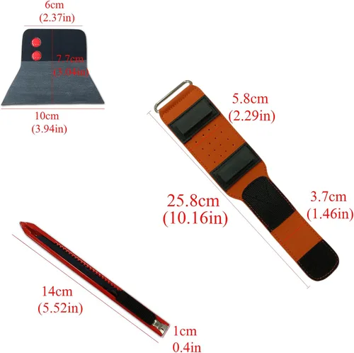 Vista 3 de Herramientas de tinte de ventana 3 en 1, kit de herramientas PPF incluido pulsera magnética, cuchillo utilitario y escobilla de goma PPF con imán