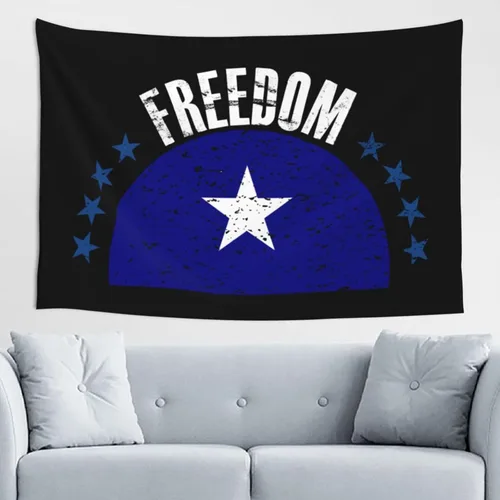 LIFANGMI The Bonnie Blue Flag And Freedom Tapestry Wall Hanging 60x40 Inch Bedroom Living Room Dormitory Home Decoration Wall Tapestry