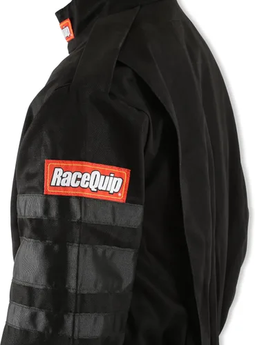 Vista 3 de RaceQuip® 110002RQP 110 Series Traje de conducción de 1 pieza - SFI 3.2A/1 - Negro - Pequeño