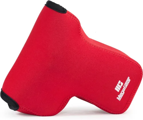 Vista 13 de MegaGear Funda de neopreno para cámara compatible con Nikon Coolpix P900, P900S, ultra ligera con mosquetón, color negro