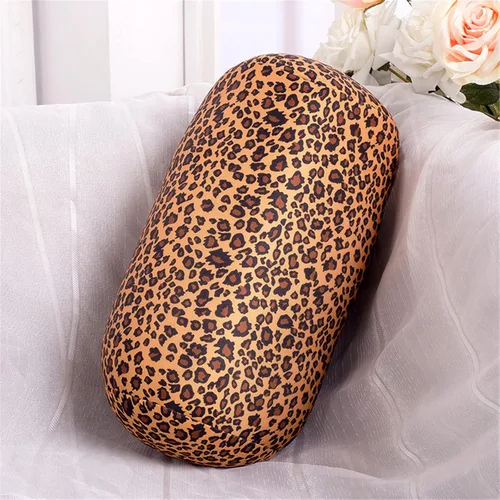 Vista 2 de ASkinds Squish - Almohada cilíndrica de microcuentas, almohada cilíndrica, almohada de tubo de cama, almohada cervical de viaje, almohada