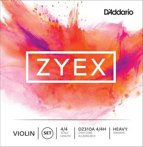 Vista 11 de D'Addario Zyex - Juego de cuerdas para violín (escala 4/4, tensión media)