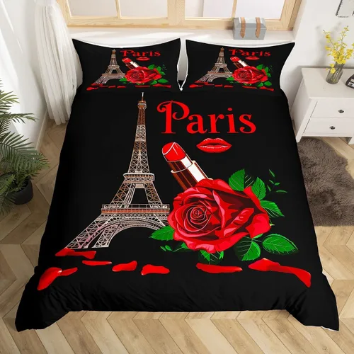 Vista 8 de Manfei Juego de funda de edredón con botas de vaquero, tamaño individual, juego de ropa de cama de girasol amarillo, 2 piezas para decoración