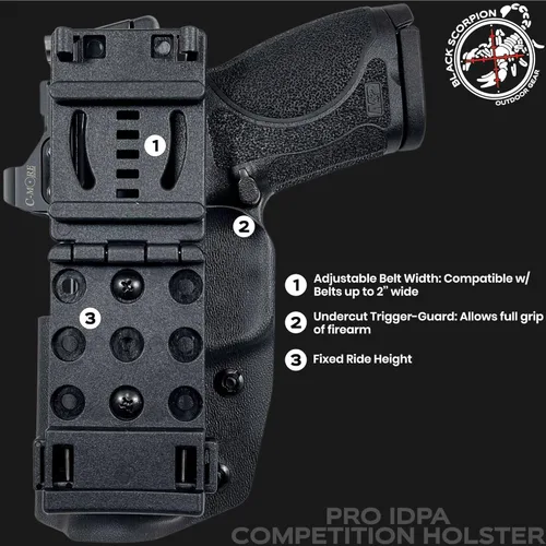 Vista 6 de Funda de competición Pro IDPA compatible con Sig P365 X-Macro