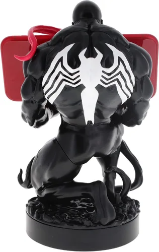 Vista 5 de Exquisite Gaming Marvel Venom - Soporte original para teléfono móvil y controlador de juegos, soporte para dispositivos, cable Guys, figura