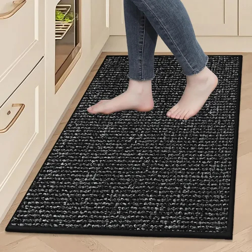 Vista 18 de BEQHAUSE Alfombras de cocina de 20 x 32 pulgadas, antideslizantes, para piso, súper absorbentes y resistentes a las manchas, lavables a máquina