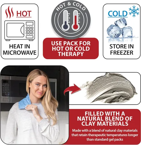 Vista 3 de Compresa para tratamiento Hot and Cold Core Products CorPak Soft Comfort - Fabricado en EE. UU., Azul, 1