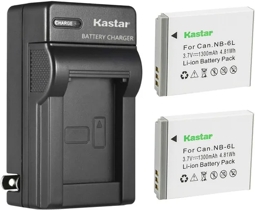 Vista 5 de Kastar Reemplazo del cargador de batería de pared de CA para Canon PowerShot S120, PowerShot SD770 es, PowerShot SD980 es, PowerShot SD1200 es