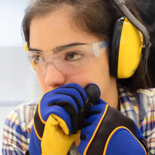 Vista 5 de JORESTECH Gafas protectoras de seguridad para gafas, lente resistente a impactos de policarbonato