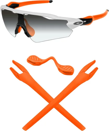 Vista 9 de Mryok Juego de almohadillas de repuesto para gafas de sol Oakley Radar EV Path OO9208 / Pitch OO9211 / Asian Fit OO9275 Negro