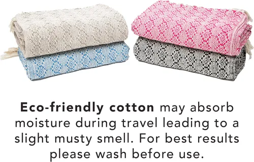 Vista 3 de Arkwright - Mantas comunes a granel, paquete de 12 unidades, reversibles, 100% algodón, para todas las estaciones, ligeras, para invitados de boda