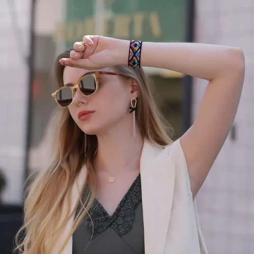 Vista 8 de TOYOUTHS Paquete de 2 bandas compatibles con Fitbit Versa 3 bandas de repuesto para Fitbit Sense, correa elástica de nailon, para mujeres y hombres