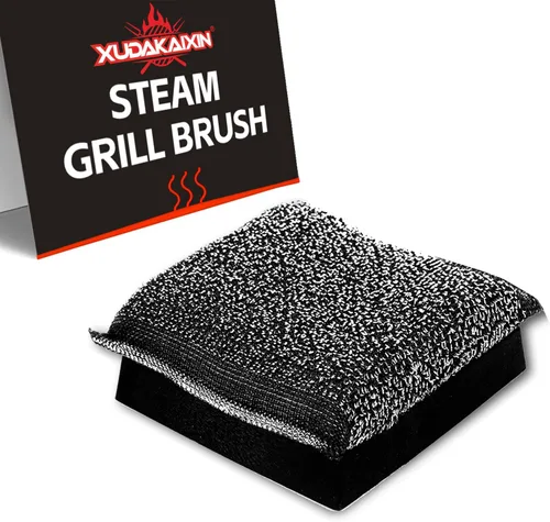 XUDAKAIXIN Cabezal de limpieza de raspador reemplazable para barbacoa, duradero para rejillas de hierro fundido o acero inoxidable, limpiador de