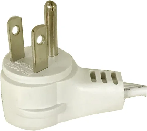 Vista 3 de Royal Designs, Inc CO-9001-WH-6-2 Series Royal Designs - Cable de extensión de enchufe plano para interiores y exteriores, 6 pies de largo, blanco