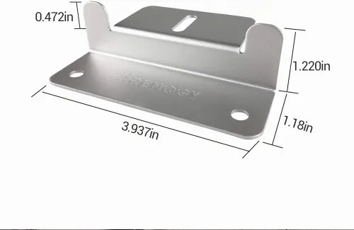 Vista 3 de Renogy Soportes de montaje en Z para panel solar, aluminio ligero, construcción libre de corrosión para RVs, remolques, barcos, yates, pared y otra