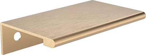 Vista 14 de Richelieu Hardware BP98982510 Lincoln Collection 1 pulgada (25 mm) de centro a centro Manija de tirador de borde de gabinete y cajón de aluminio