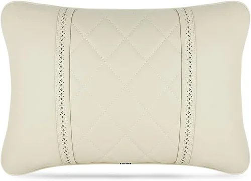 Vista 7 de Almohadas de cuero napa, cojín de asiento de automóvil, almohada lumbar para Mercedes Benz Maybach Clase S, almohada de apoyo lumbar, accesorios