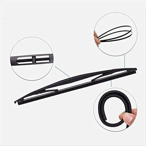 Vista 4 de Rear wiper blade and wiper arm 16" for Opel for Zafira A 1998-2005 car rear wiper