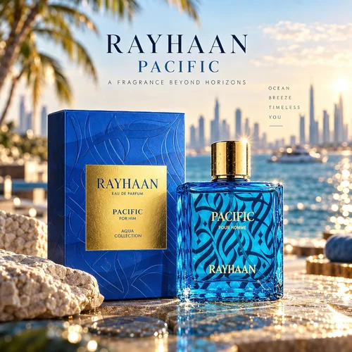 Vista 8 de RAYHAAN Pacific para Hombre Eau de Parfum Spray, 3.4 onzas
