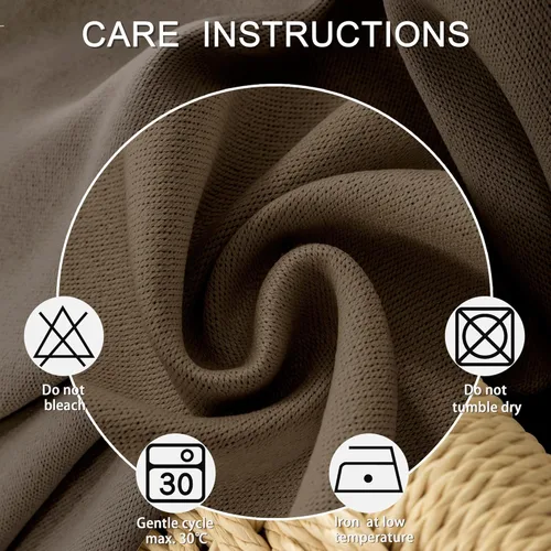 Vista 7 de Cortinas opacas para dormitorio, cortinas con aislamiento térmico con ojales, cortinas de oscurecimiento de habitación para sala de estar, 2