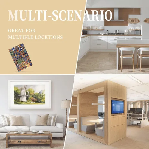 Vista 164 de Cubiertas de salida de impresión de líneas doradas de granito de mármol marrón, 1 palanca y 1 combinación basculante, placa decorativa de pared